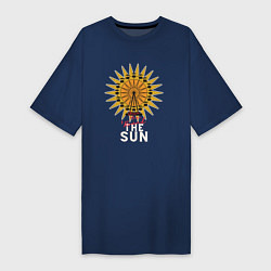 Женская футболка-платье Once more round the Sun