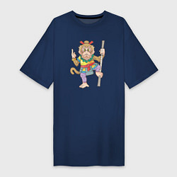 Женская футболка-платье Царь обезьян