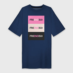 Женская футболка-платье V Fri END S - friends song