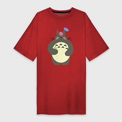 Женская футболка-платье Totoro game