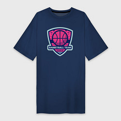 Женская футболка-платье Баскетбольная командная лига