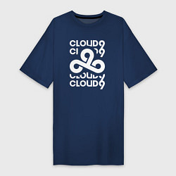 Женская футболка-платье Cloud9 - in logo