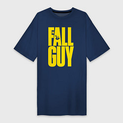 Женская футболка-платье The fall guy logo