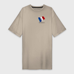 Женская футболка-платье Im French - motto