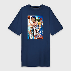 Женская футболка-платье Баскетбол Куроко
