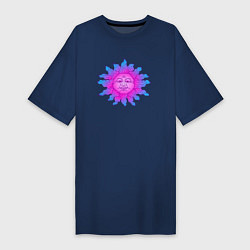 Женская футболка-платье Холодное солнце