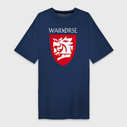 Женская футболка-платье Warhorse logo