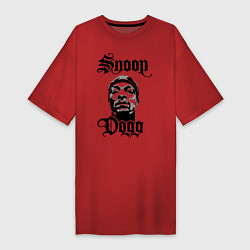 Женская футболка-платье Snoop Dogg Face