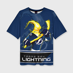Женская футболка оверсайз Bay Lightning