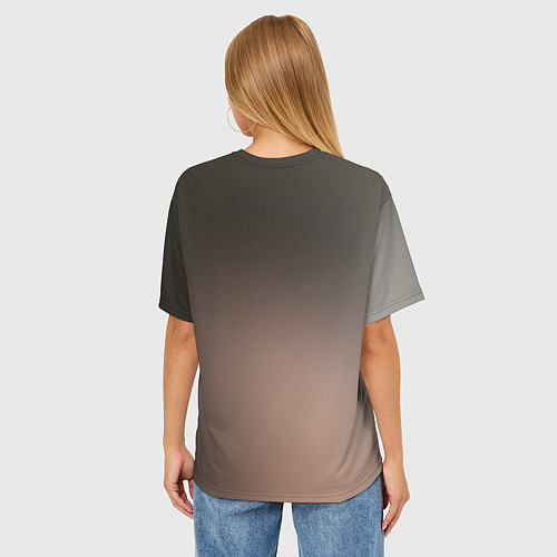 Женская футболка оверсайз Ian Somerhalder / 3D-принт – фото 4