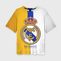 Футболка оверсайз женская Real Madrid CF, цвет: 3D-принт