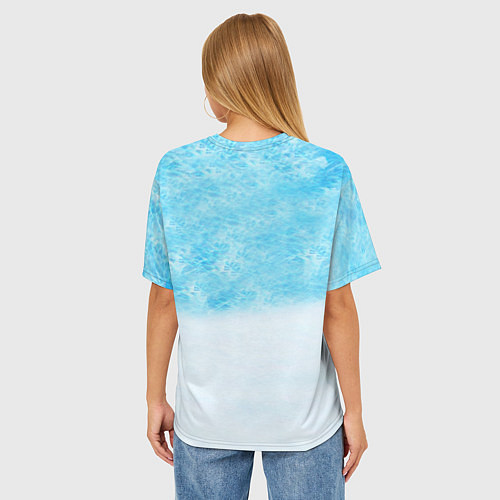 Женская футболка оверсайз Мику с подарками / 3D-принт – фото 4