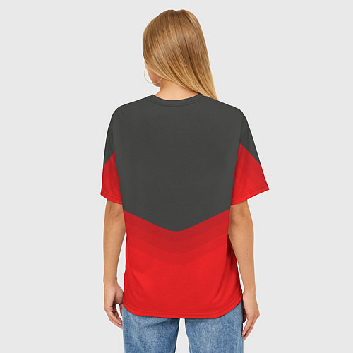 Женская футболка оверсайз Gambit Gaming Uniform / 3D-принт – фото 4