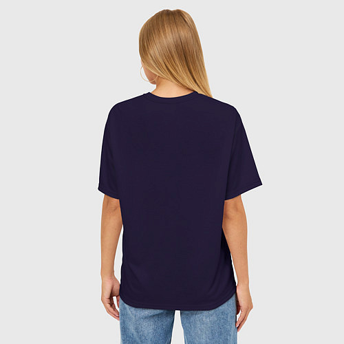 Женская футболка оверсайз Неизвестная галактика / 3D-принт – фото 4