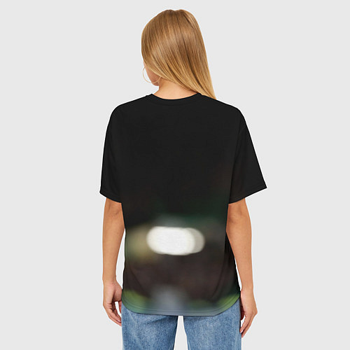 Женская футболка оверсайз Месси 10 / 3D-принт – фото 4