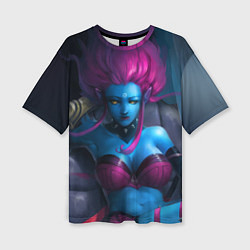 Футболка оверсайз женская Hair Evelynn, цвет: 3D-принт