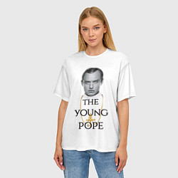 Футболка оверсайз женская The Young Pope, цвет: 3D-принт — фото 2