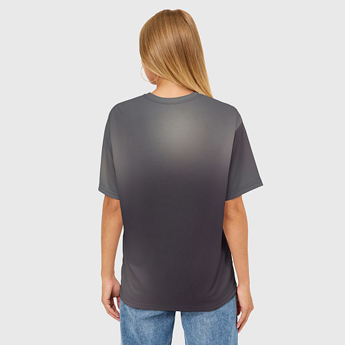 Женская футболка оверсайз Честер Беннингтон / 3D-принт – фото 4