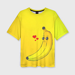 Женская футболка оверсайз Just Banana (Yellow)