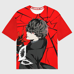 Женская футболка оверсайз Persona 5