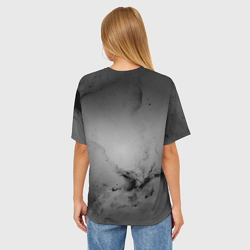 Женская футболка оверсайз Alan Walker: Black Side / 3D-принт – фото 4