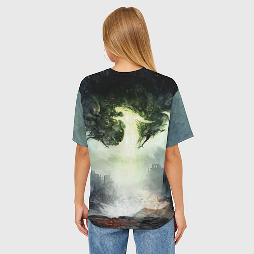 Женская футболка оверсайз Dragon Age: Inquisition / 3D-принт – фото 4