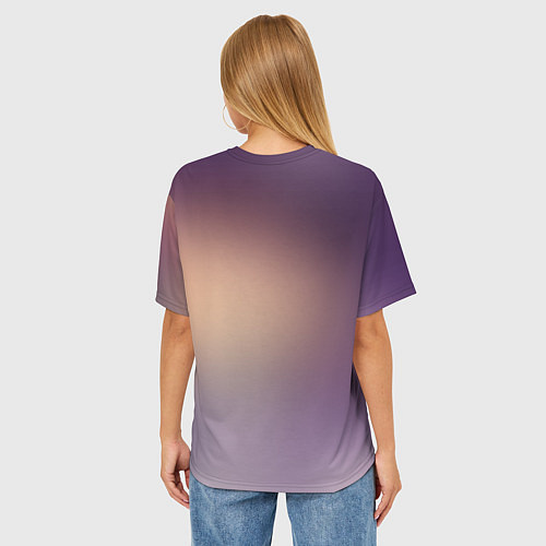 Женская футболка оверсайз Violet Evergarden / 3D-принт – фото 4