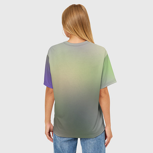 Женская футболка оверсайз Violet Evergarden / 3D-принт – фото 4