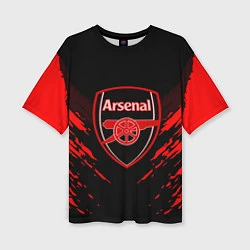 Футболка оверсайз женская Arsenal FC: Sport Fashion, цвет: 3D-принт