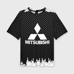 Футболка оверсайз женская Mitsubishi: Black Side, цвет: 3D-принт
