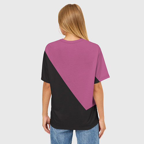 Женская футболка оверсайз Gosling Drive / 3D-принт – фото 4