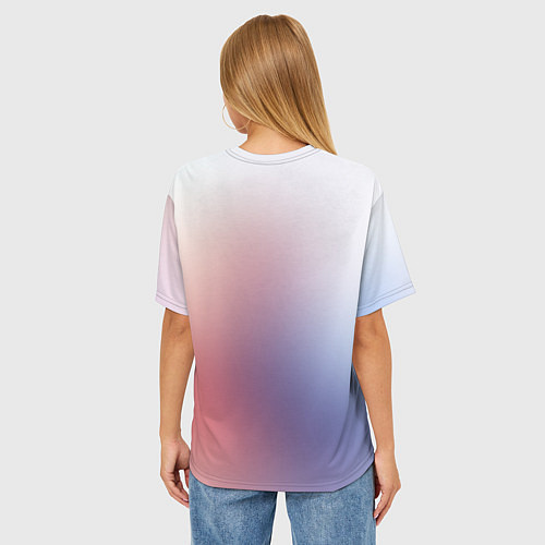 Женская футболка оверсайз Шото тодороки арт / 3D-принт – фото 4