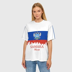 Футболка оверсайз женская Samara: Russia, цвет: 3D-принт — фото 2
