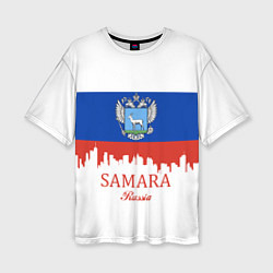 Футболка оверсайз женская Samara: Russia, цвет: 3D-принт