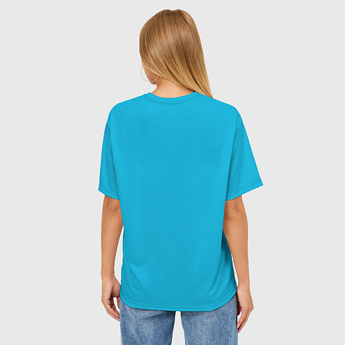 Женская футболка оверсайз Семейка Симпсонов / 3D-принт – фото 4