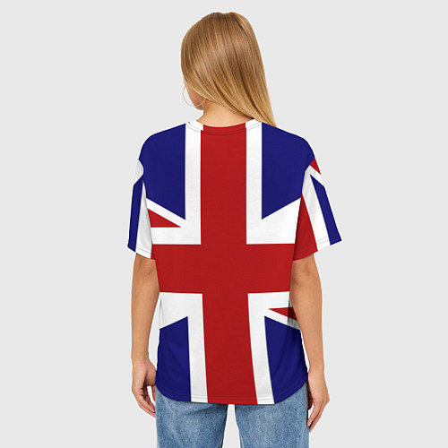Женская футболка оверсайз Sex Pistols UK / 3D-принт – фото 4