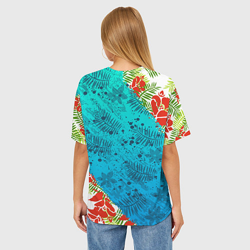Женская футболка оверсайз Rainbow Six: Sunsplash Pack / 3D-принт – фото 4