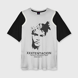 Футболка оверсайз женская XXXTentacion RIP, цвет: 3D-принт