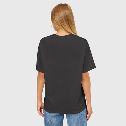 Женская футболка оверсайз TEAM DANGANRONPA / 3D-принт – фото 4