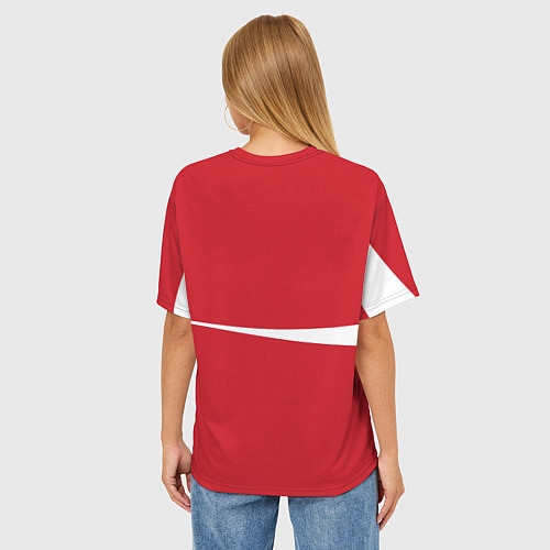 Женская футболка оверсайз Nuka Cola / 3D-принт – фото 4