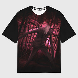 Женская футболка оверсайз Slender: Dark Wood