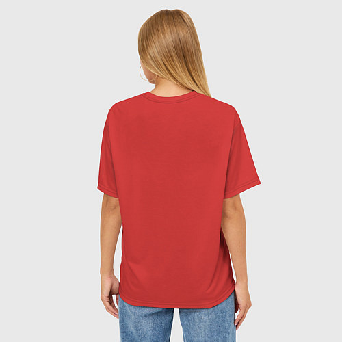 Женская футболка оверсайз Мориарти / 3D-принт – фото 4