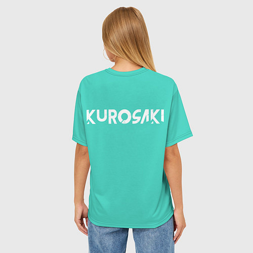 Женская футболка оверсайз Куросаки Ичиго / 3D-принт – фото 4