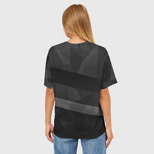 Женская футболка оверсайз CS:GO Graphite / 3D-принт – фото 4