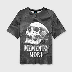 Футболка оверсайз женская Memento Mori, цвет: 3D-принт