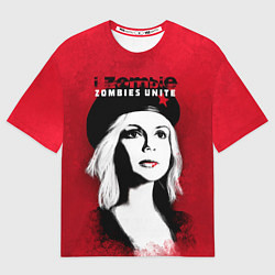 Женская футболка оверсайз Zombies Unite - Оливия Мур