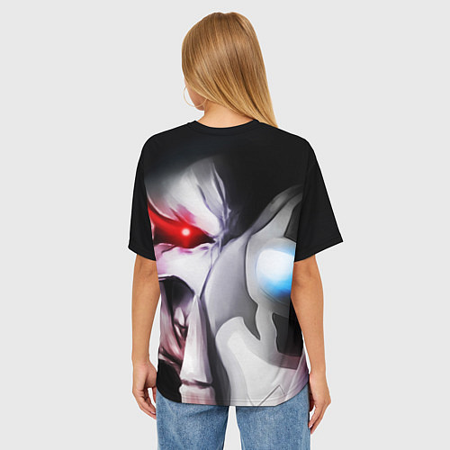 Женская футболка оверсайз Overlord - Ainz Ooal Gown / 3D-принт – фото 4
