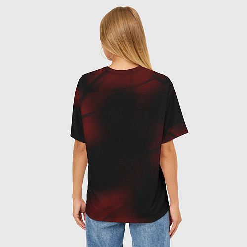 Женская футболка оверсайз Бездомный Бог / 3D-принт – фото 4