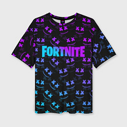 Женская футболка оверсайз FORTNITE x MARSHMELLO
