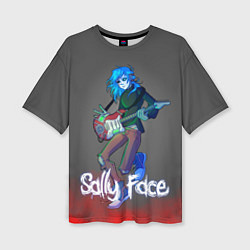 Футболка оверсайз женская Sally Face: Rock Star, цвет: 3D-принт